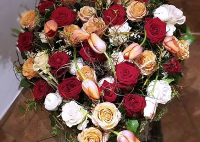 Rosenherz Rot Orange