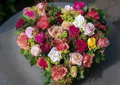 Sommerliches Rosenherz